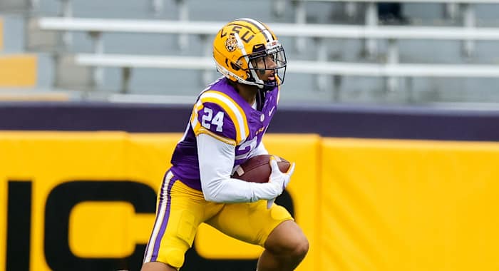 LSU cornerback Derek Stingley Jr.